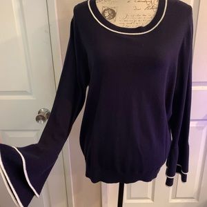 Sold! Boden Wool Long Sleeve Fae Sweater Navy 16